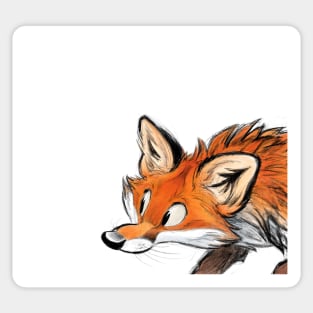 Red fox Sticker